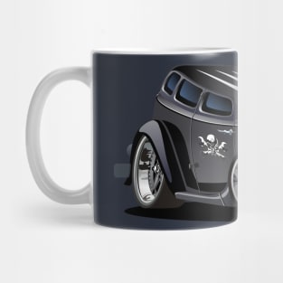 Cartoon retro hot rod Mug